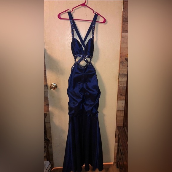 Masquerade Dresses & Skirts - Masquerade cut out beaded prom dress